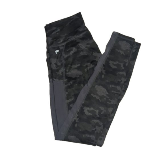 Size small fabletics power hold leggings camo print with cell phone pockets - Picture 1 of 4